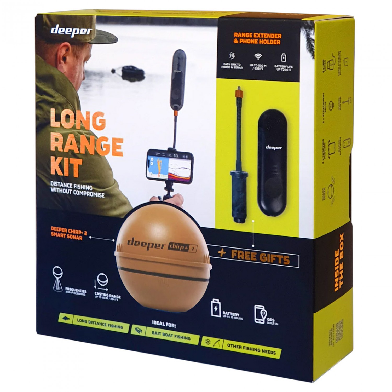 Покупка Эхолот Deeper Smart Sonar CHIRP+ 2.0 Long Range Bundle 2024 в Минске Беларуси